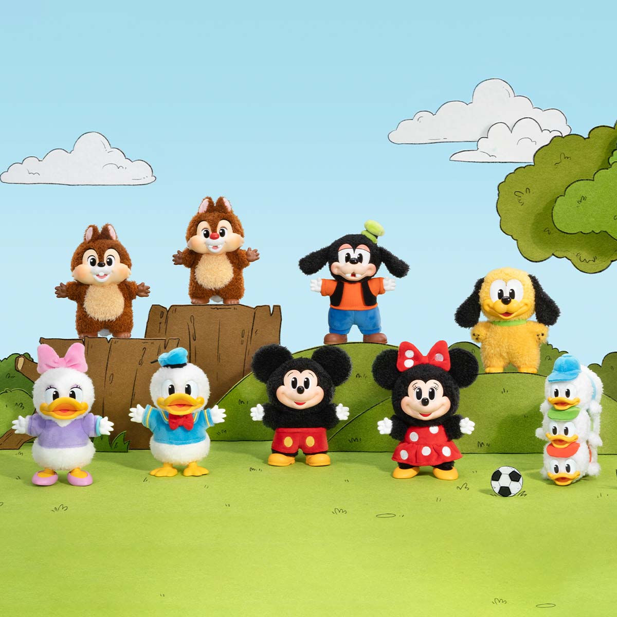Mickey Family Cute Together Keychain Series Figures – POP MART x Disney