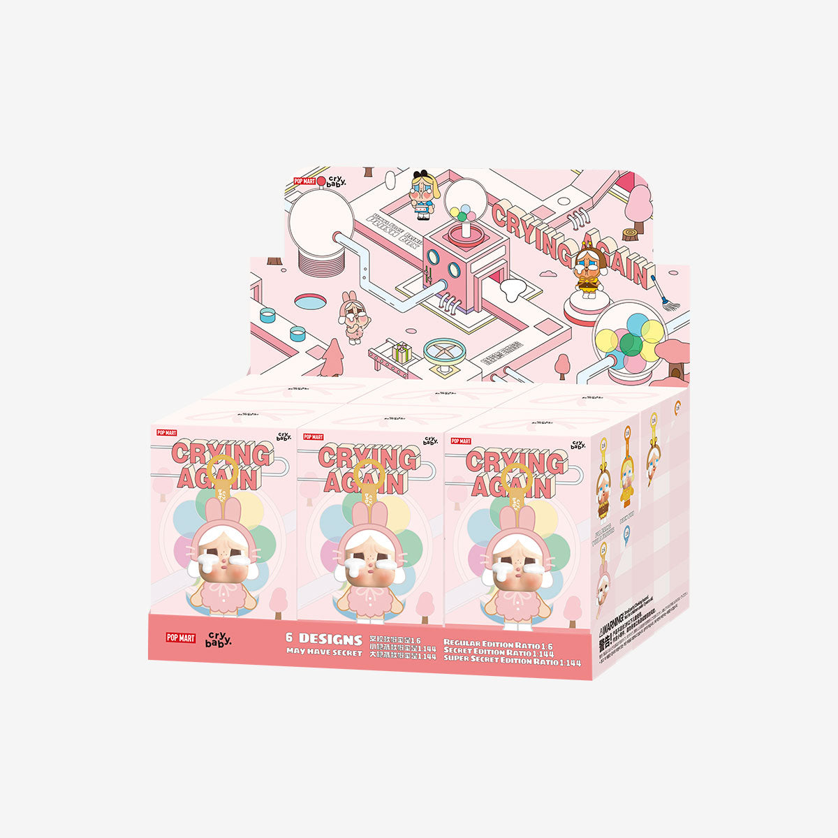 CRYBABY Crying Again Series – Vinyl Face Plush Blind Box