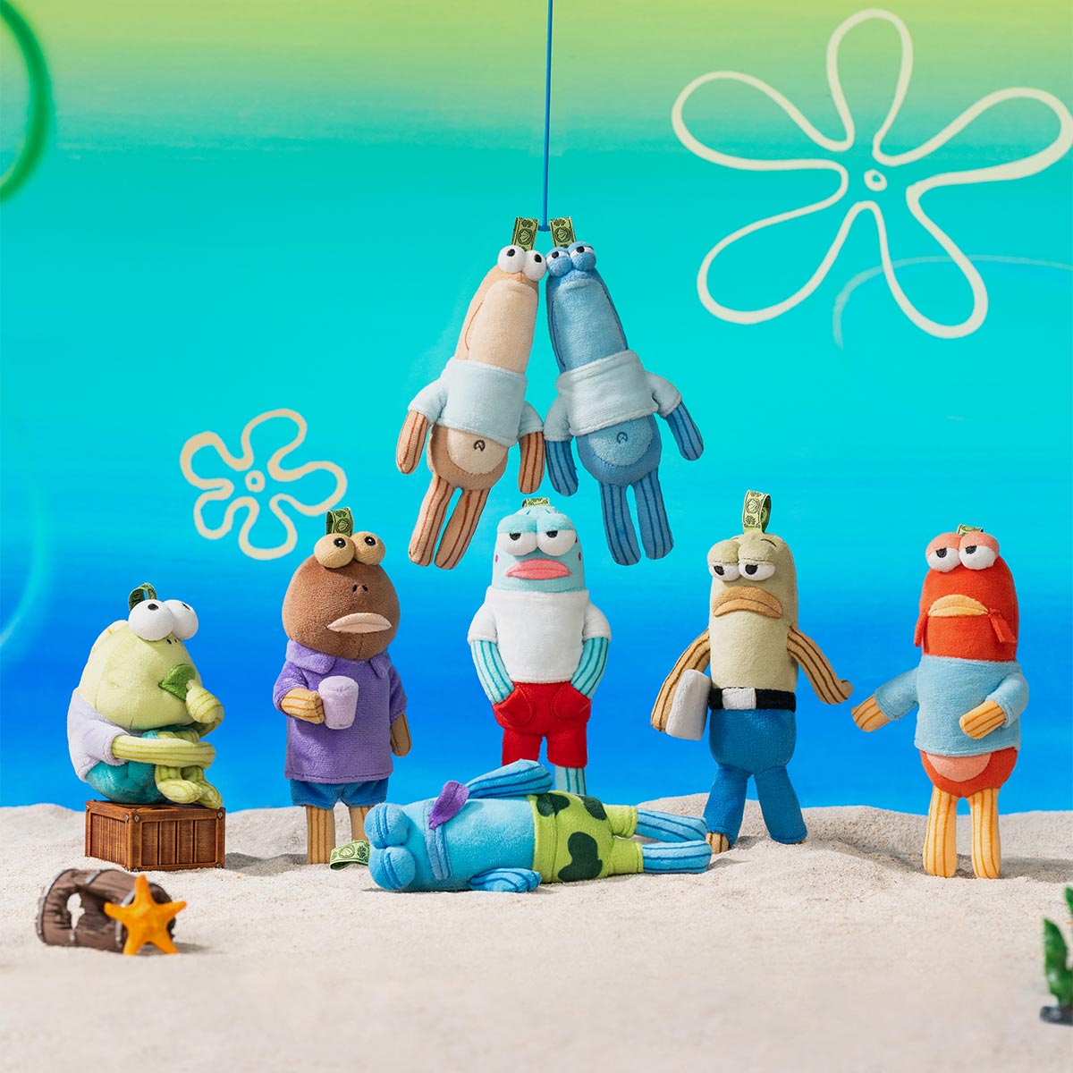 Bikini Bottom Buddies – Whimsical Plush Toy